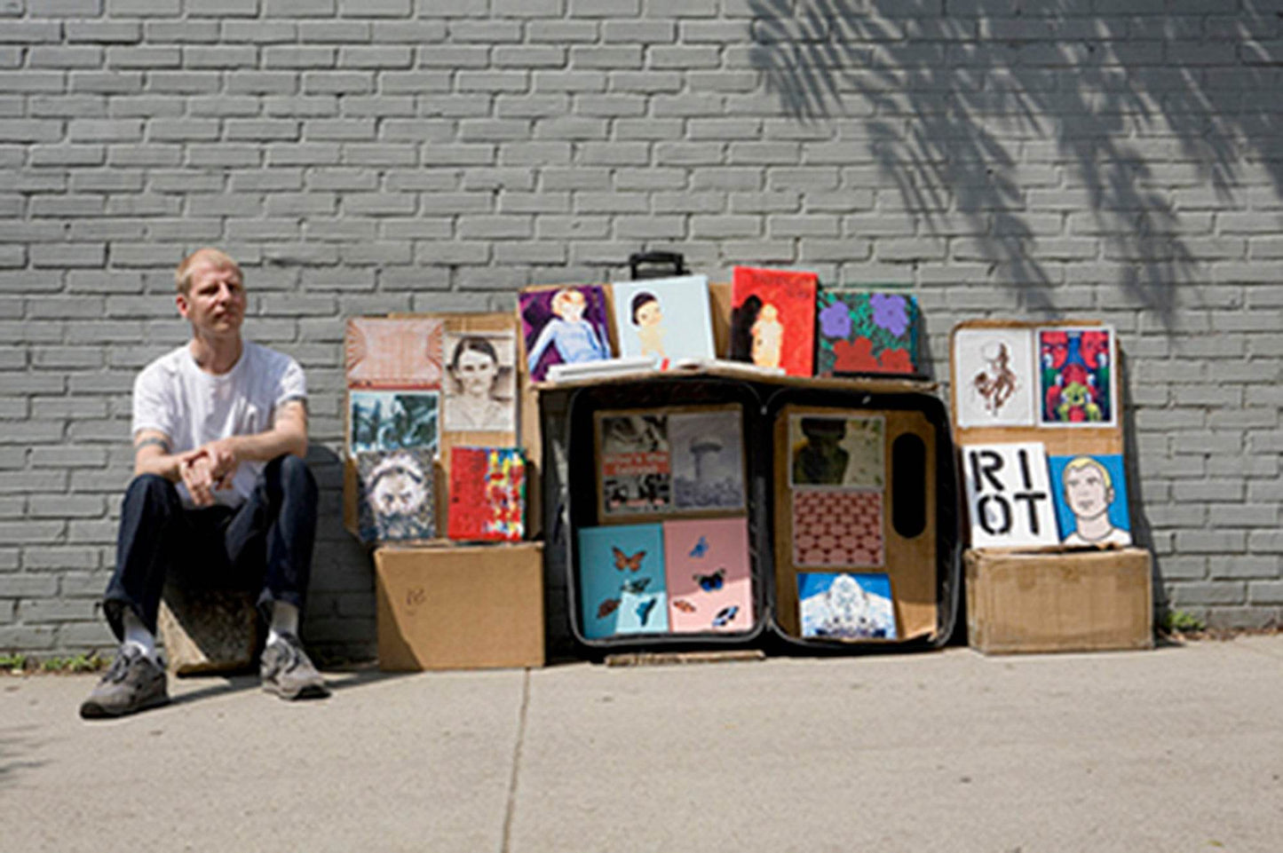 Eric Doeringer Appropriation Gary Hume Begging For It 2006 Canvas - Joseph K. Levene Fine Art, Ltd.