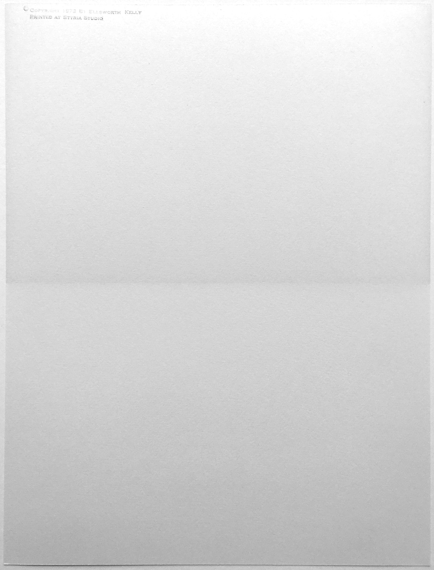 Ellsworth Kelly Untitled 1973 Axsom 92 Limited Edition Screenprint JKLFA