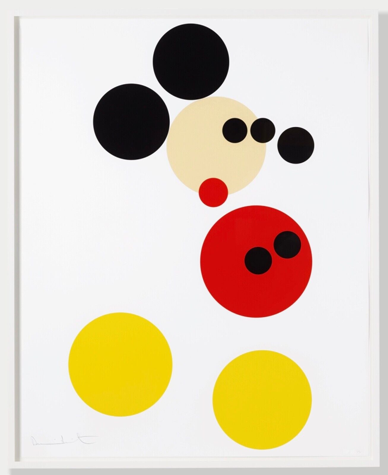 Damien Hirst Mickey 2014 silkscreen print