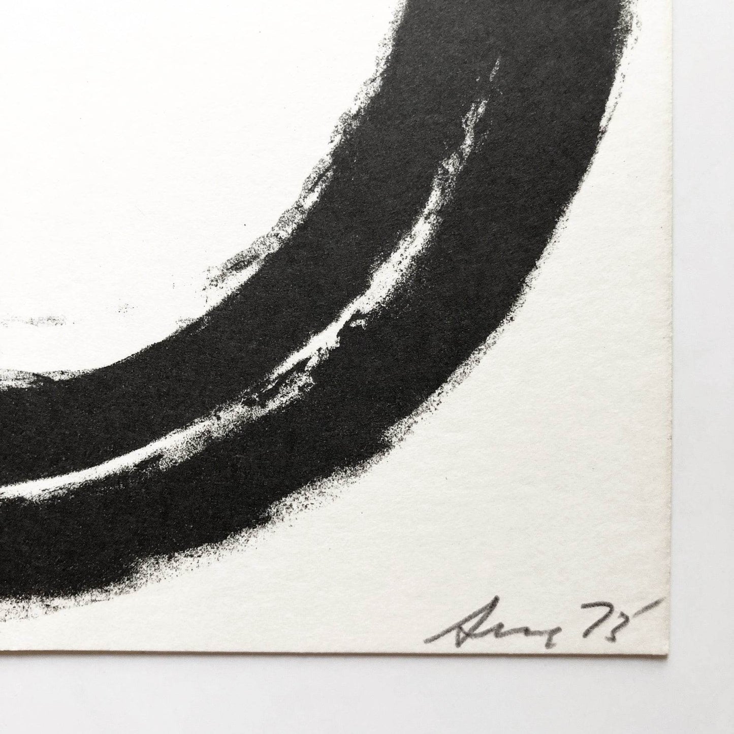 Richard Serra Untitled 1973 Signed Original Lithograph On Rag Paper - Joseph K. Levene Fine Art, Ltd.