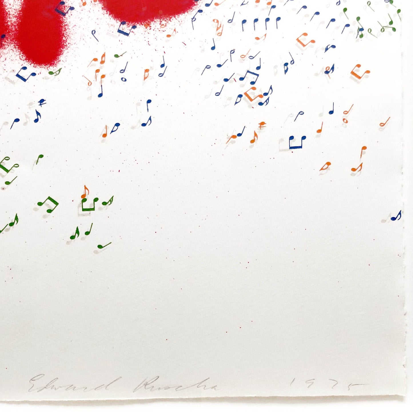 Ed Ruscha America Whistles 1975 Siri Engberg 84 Signed Original Lithograph - Joseph K. Levene Fine Art, Ltd.