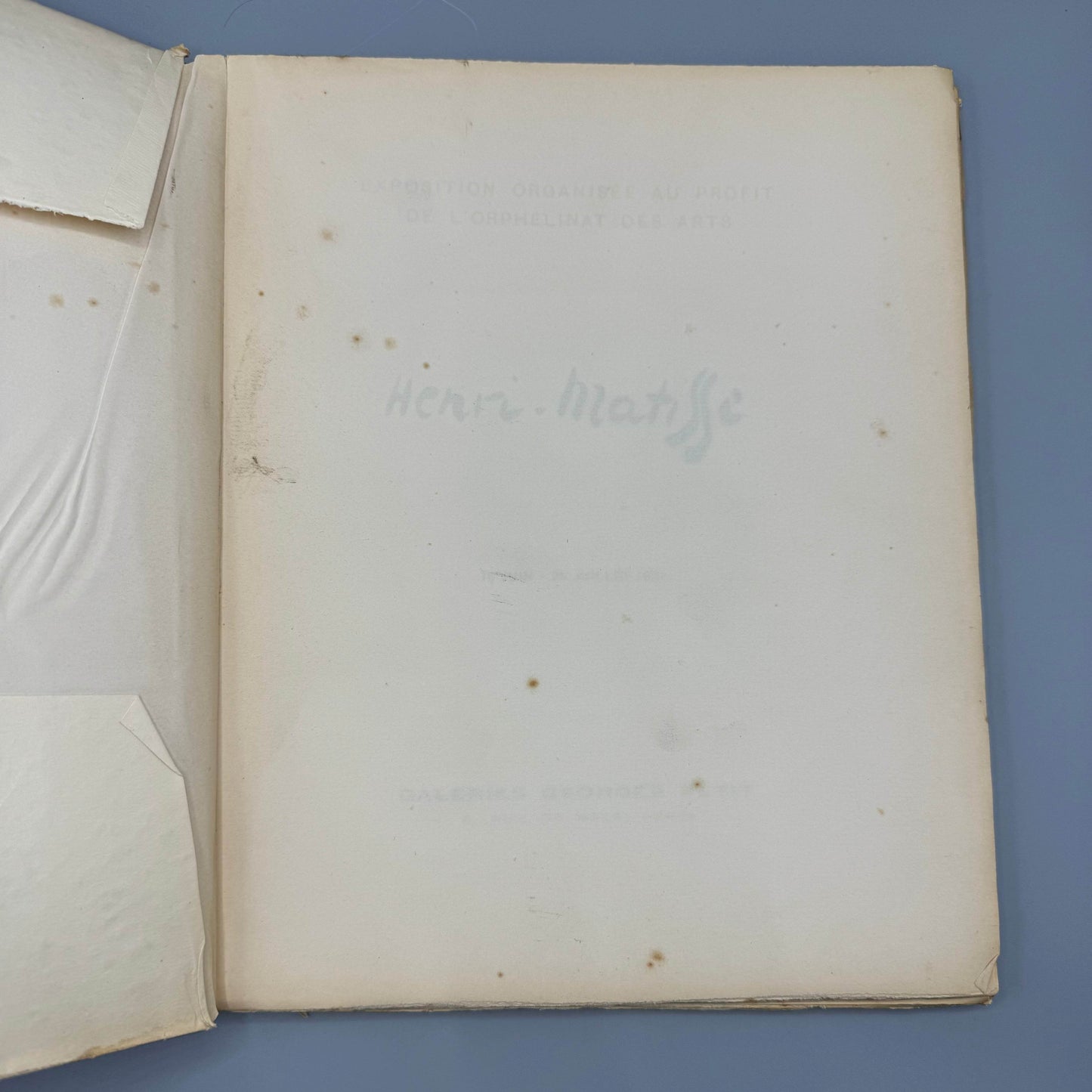 Henri -Matisse Exposition Ogranisee Au Profit De l'Orphelinat Des Arts - Joseph K. Levene Fine Art, Ltd.