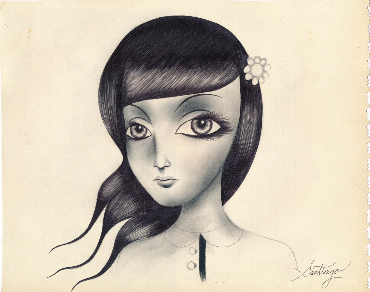 Santiago Rubino Untitled, 2006 Signed Unique Charcoal Drawing - Joseph K. Levene Fine Art, Ltd.