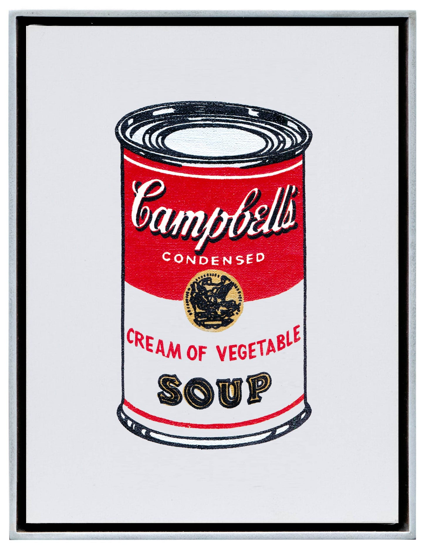 Richard Pettibone Appropriation Andy Warhol Soup Can 1987 Canvas - Joseph K. Levene Fine Art, Ltd.