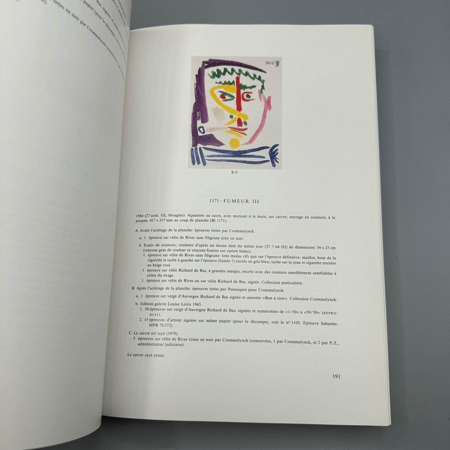 Picasso: Peintre-Graveur Tome V, Catalogue Raisonne de L'Oeuvre Grave et Des Monotypes, 1959-1969 - Joseph K. Levene Fine Art, Ltd.