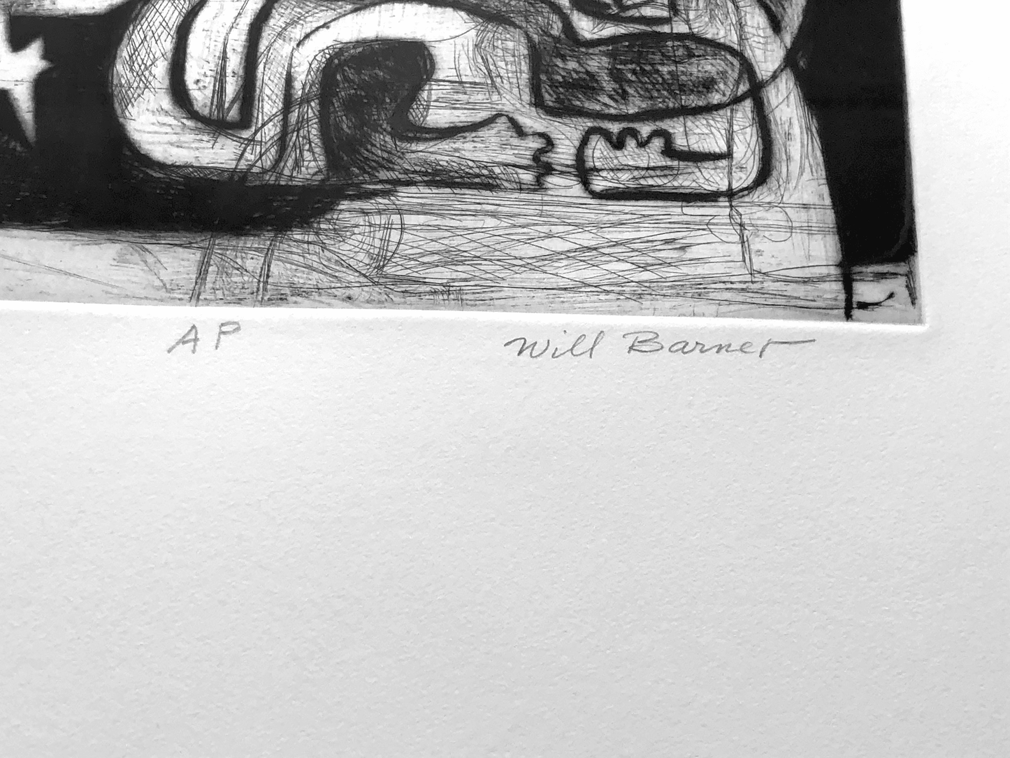 Will Barnet Summer Memory 1947 Limited Edition Drypoint - Joseph K. Levene Fine Art, Ltd.