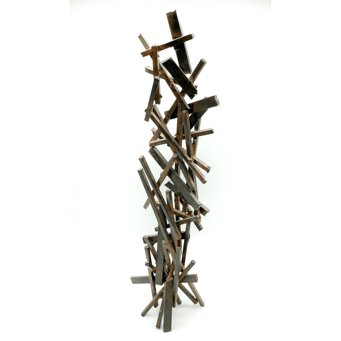 Tony Rosenthal Untitled 1998 Signed Unique Welded Steel Sculpture - Joseph K. Levene Fine Art, Ltd.
