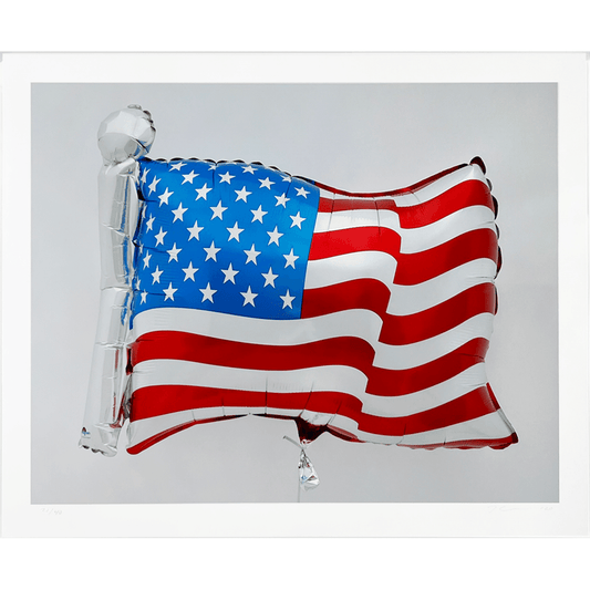 Jeff Koons Balloon Flag 2020 Original Signed Numbered Limited Edition - Joseph K. Levene Fine Art, Ltd.