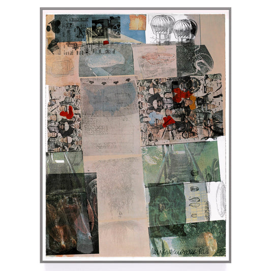 Robert Rauschenberg Deposit 1975 Signed Original Color Screenprint - Joseph K. Levene Fine Art, Ltd.