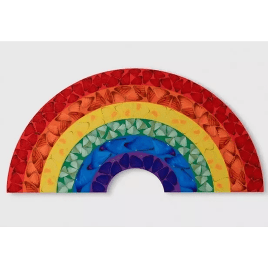 Damien Hirst H7-1 Large Butterfly Rainbow 2020 Laminated Giclée Print - Joseph K. Levene Fine Art, Ltd.