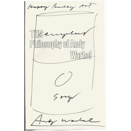 Andy Warhol 1975 Campbell's Soup Can Boldly Signed Drawing - Joseph K. Levene Fine Art, Ltd.
