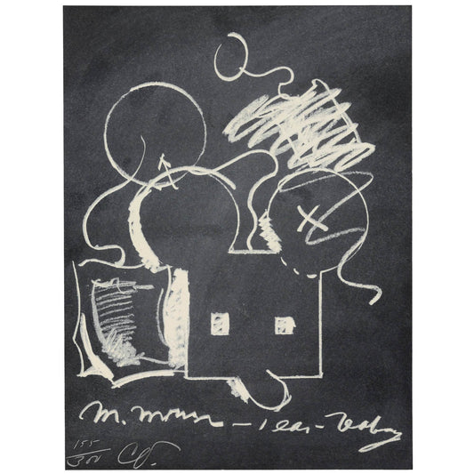 Claes Oldenburg M. Mouse-1 Ear-Tea Bag 1973 Signed Screenprint Lithograph - Joseph K. Levene Fine Art, Ltd.