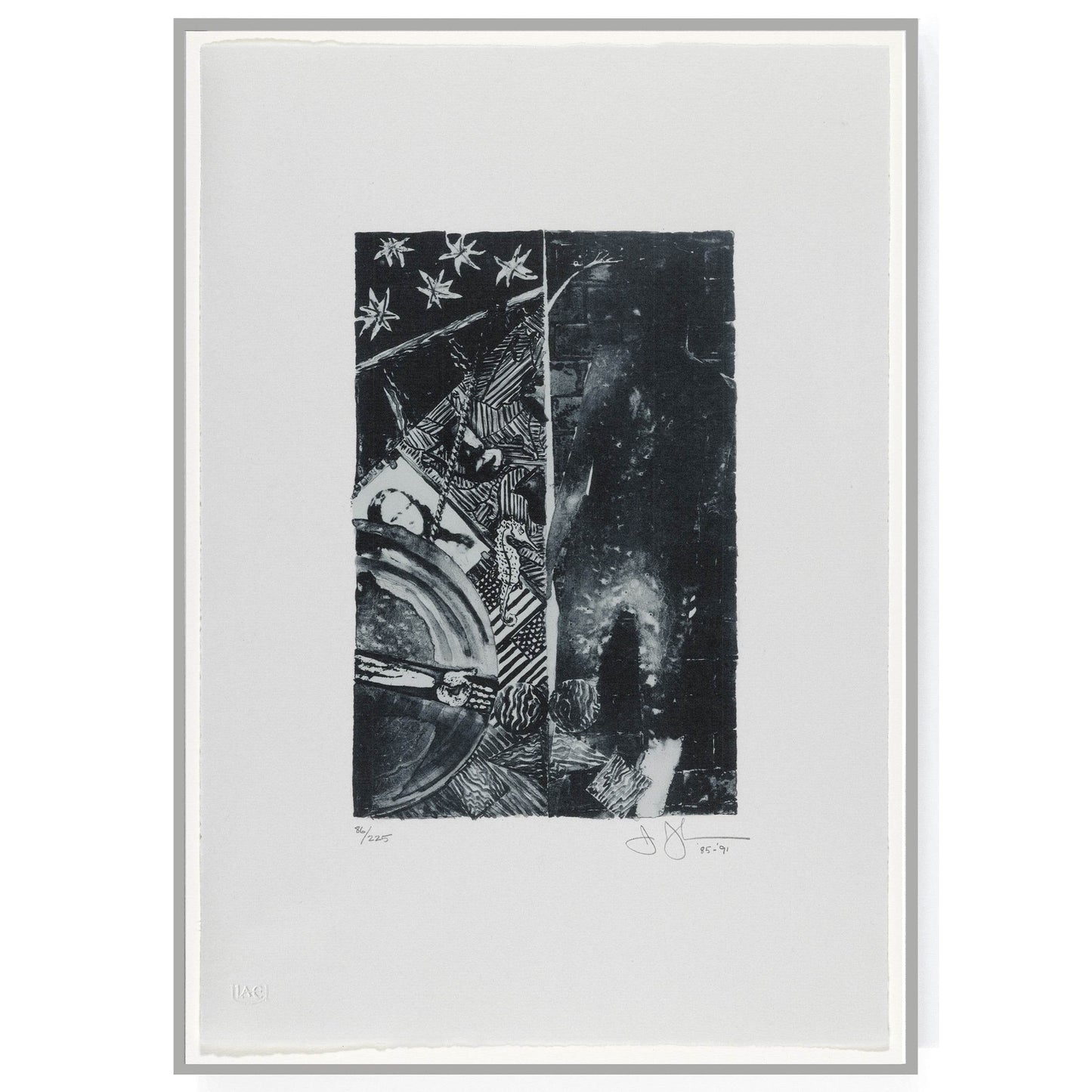 Jasper Johns Summer Blue 1985-91 ULAE 254 Original Color Lithograph - Joseph K. Levene Fine Art, Ltd.