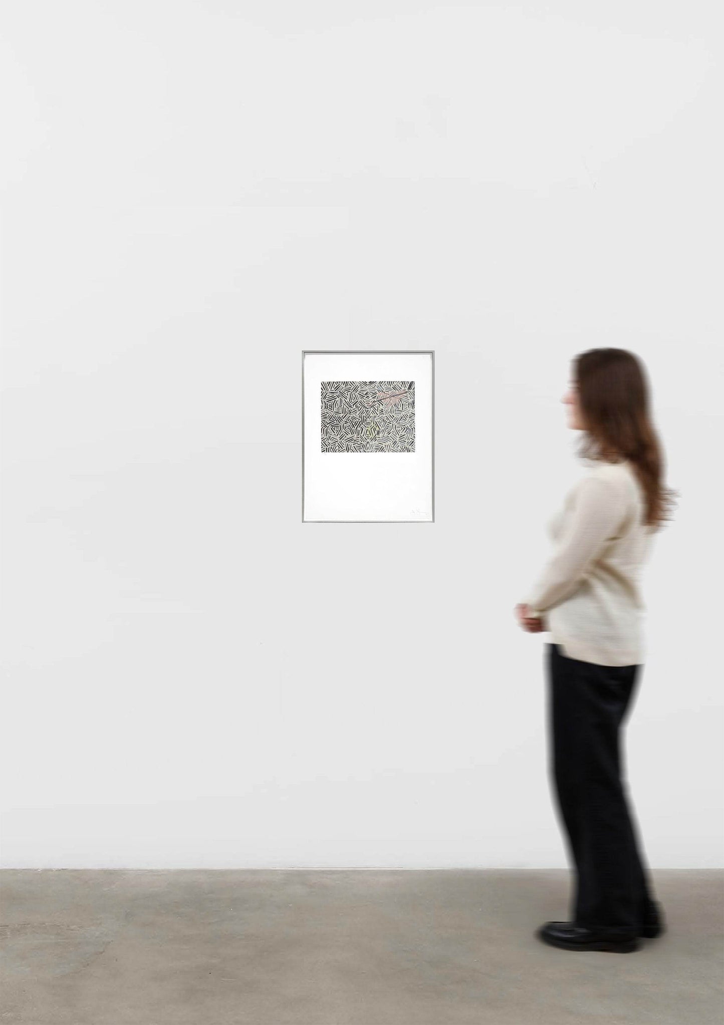 Jasper Johns Corpse & Mirror (ULAE 167), 1976 - Joseph K. Levene Fine Art, Ltd. - Shown To Scale