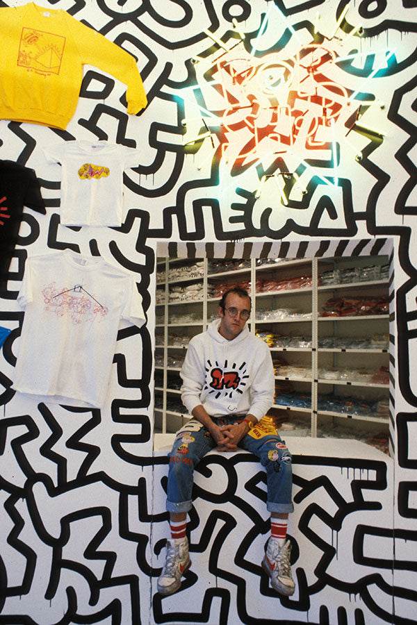 Keith Haring Pop Shop 1986 Shopping Bag - Joseph K. Levene Fine Art, Ltd.