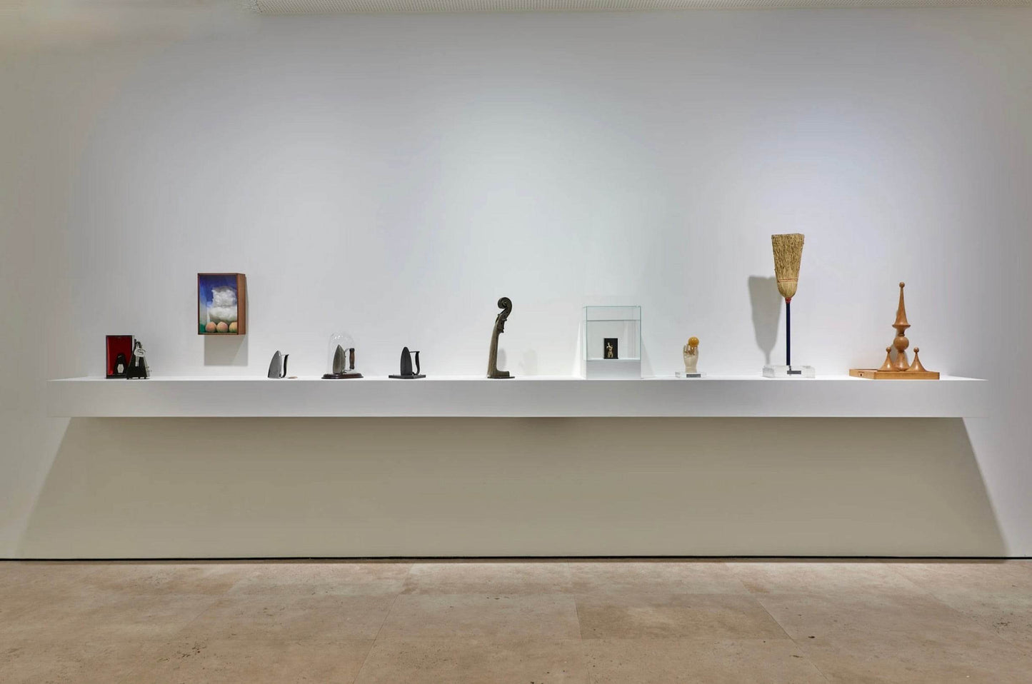 Man Ray Vierge apprivoisée / Domesticated Virgin (Let Me Out), 1969 displayed in gallery