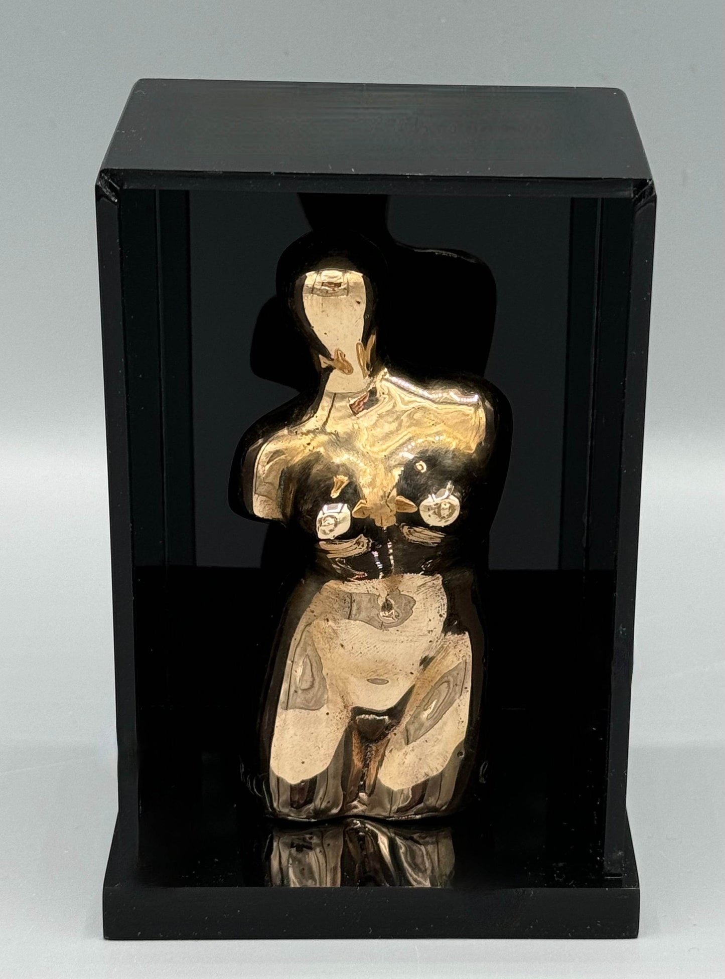Man Ray Vierge apprivoisée / Domesticated Virgin (Let Me Out), 1969 bronze sculpture