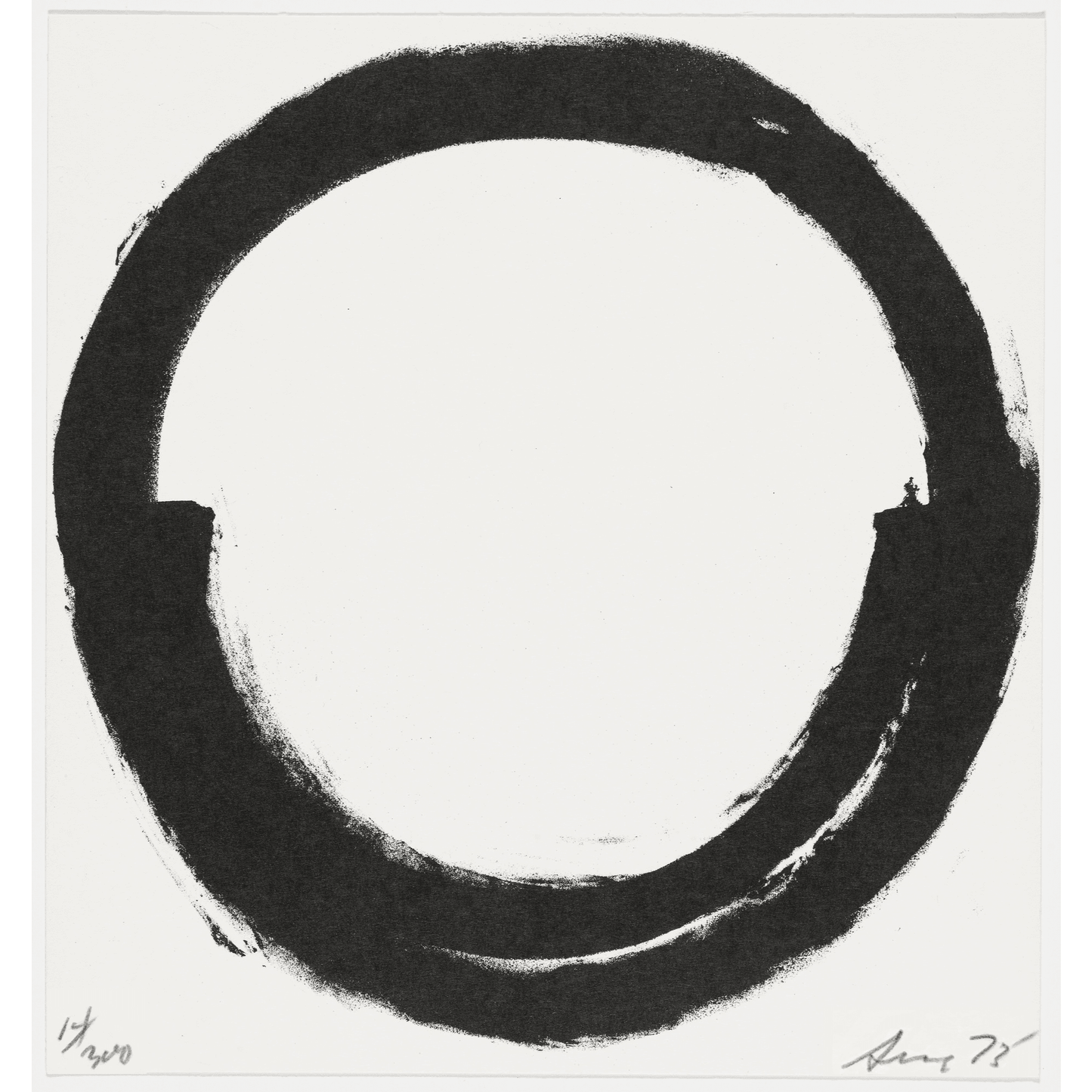 Richard Serra Untitled 1973 Signed Original Lithograph On Rag Paper - Joseph K. Levene Fine Art, Ltd.
