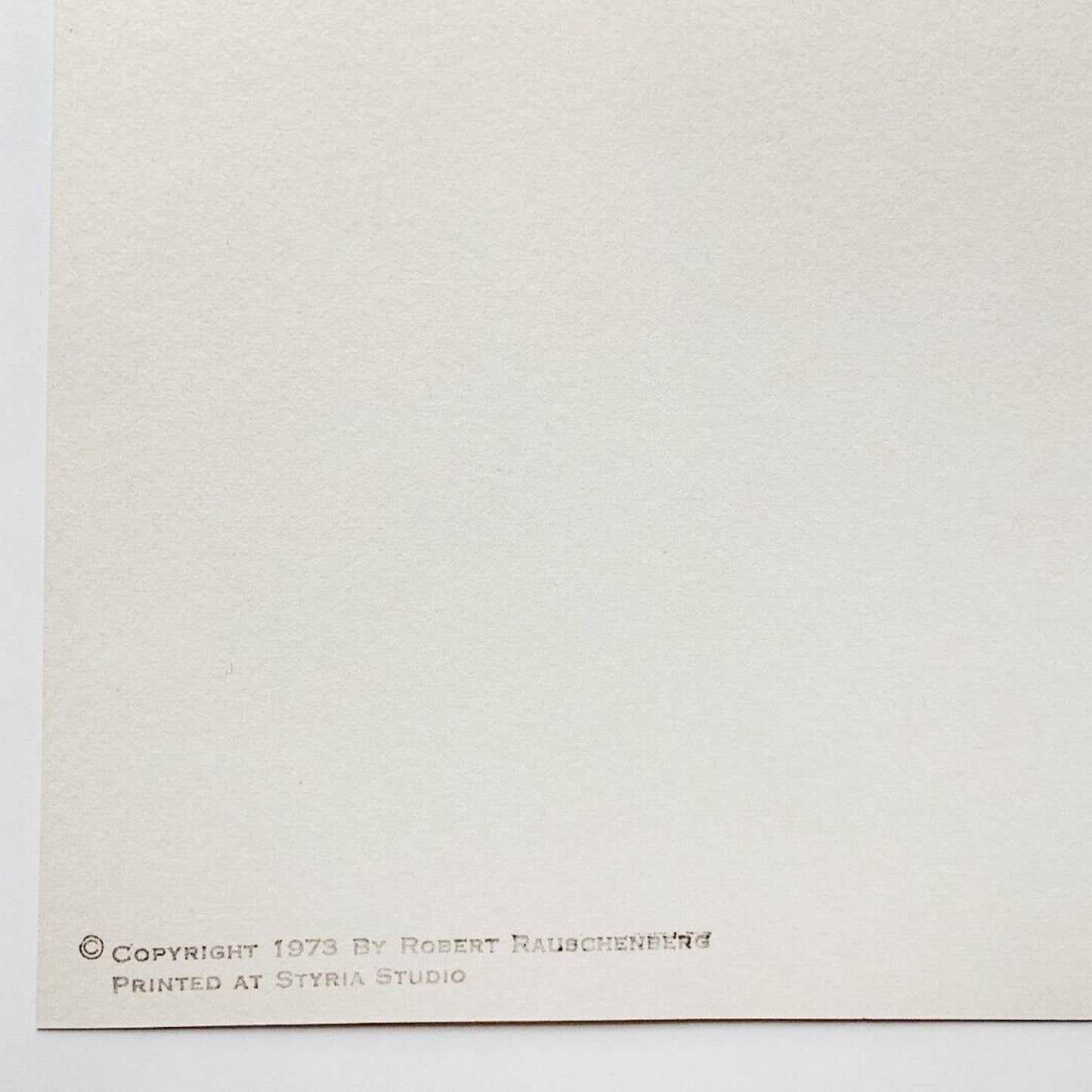 Robert Rauschenberg Untitled 1973 Signed Lithograph Screenprint - Joseph K. Levene Fine Art, Ltd.