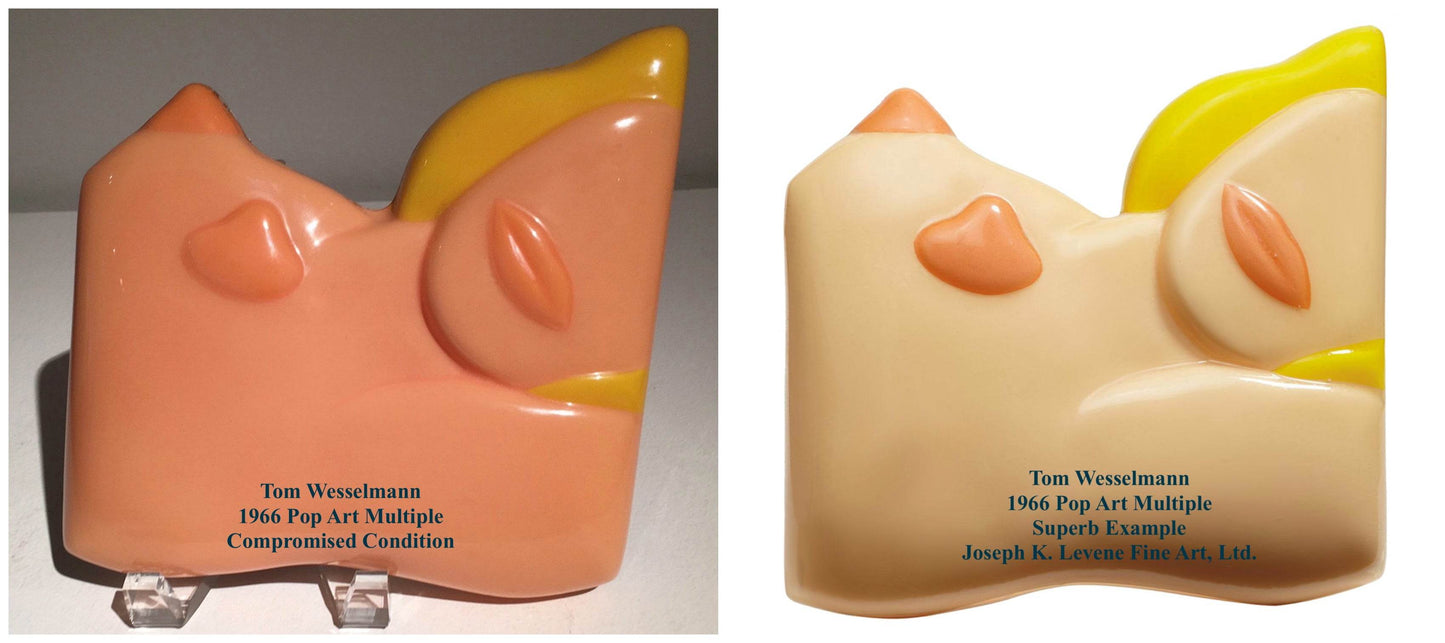 Tom Wesselmann Little Nude 1966 I.C.A. 6 Signed Vacuum Formed Multiple - Joseph K. Levene Fine Art, Ltd.