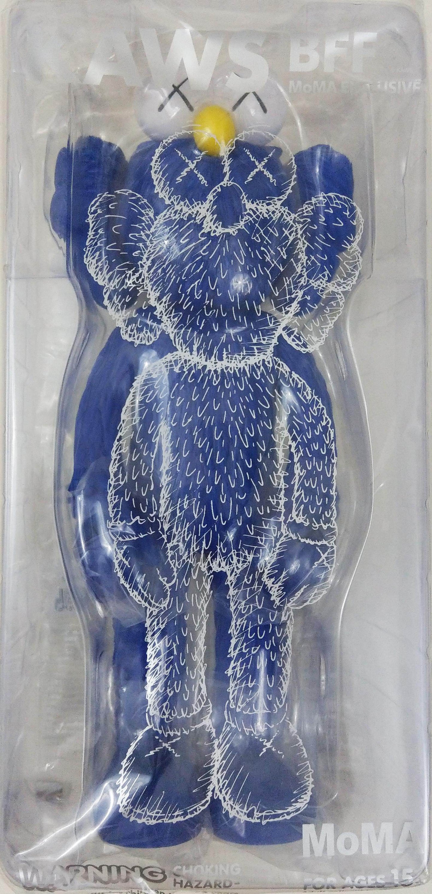 Kaws BFF (Blue) 2017 Limited Edition Painted Cast Vinyl Multiple - Joseph K. Levene Fine Art, Ltd.