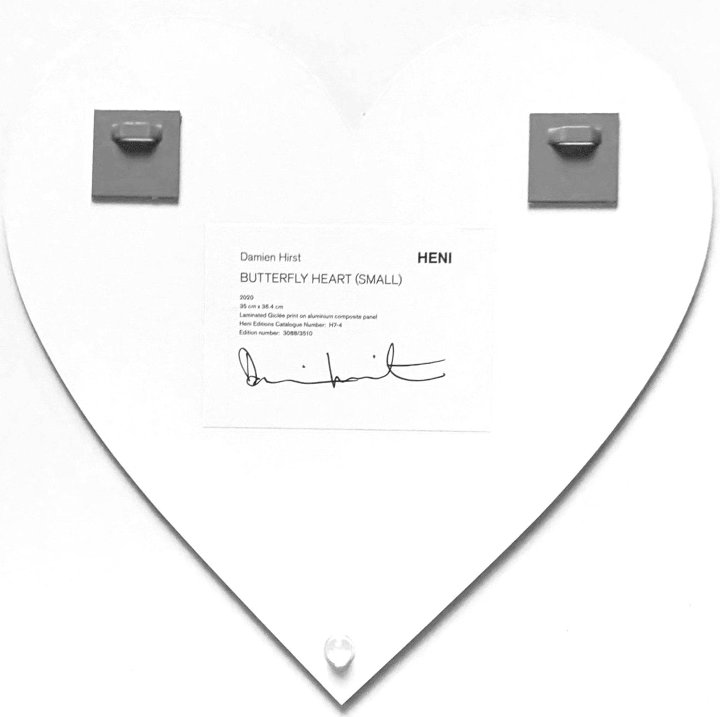 Damien Hirst H7-4 Butterfly Heart (small) 2020 Laminated Giclée - Joseph K. Levene Fine Art, Ltd.