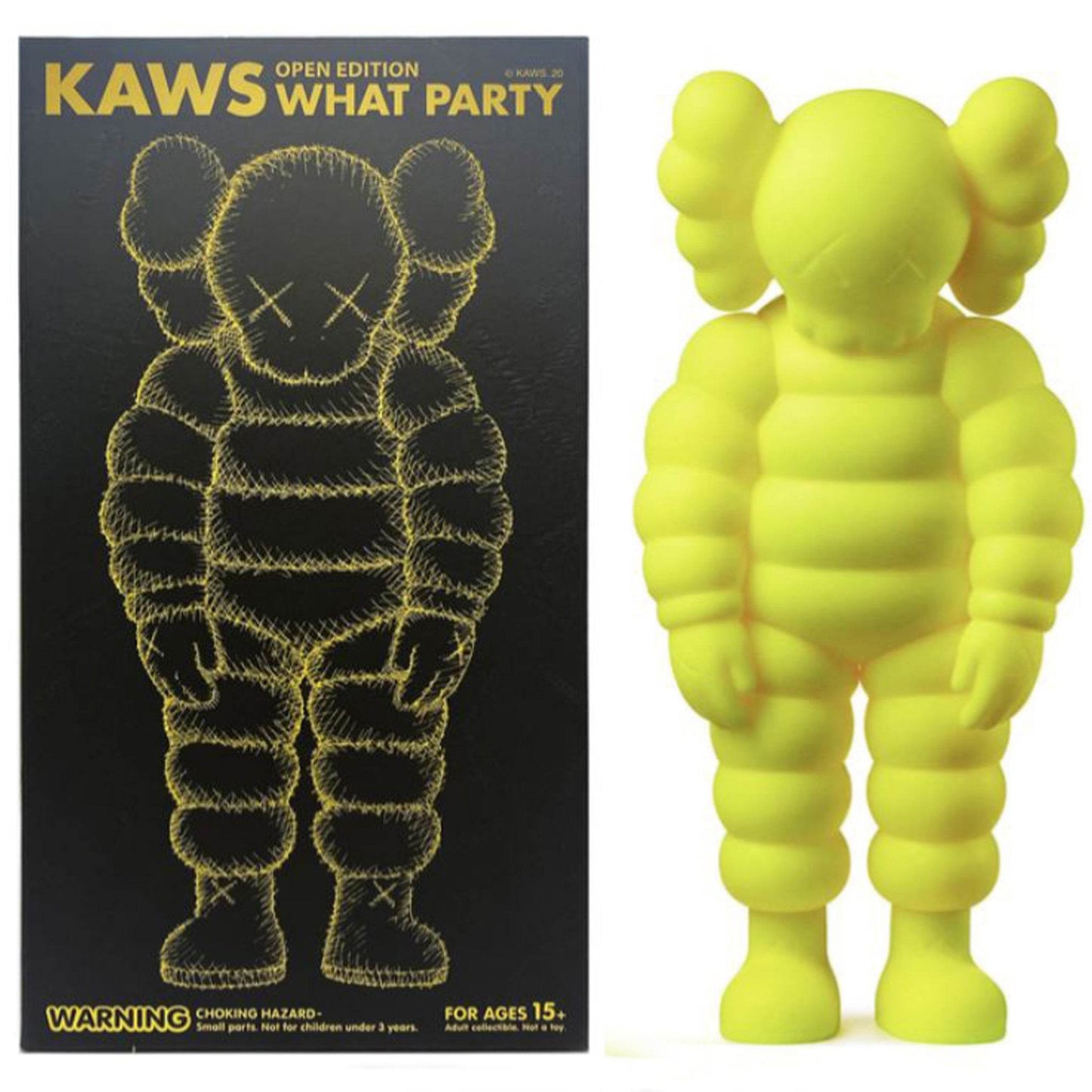 Kaws What Party Set of 4 2021 Limited Edition Brand New Original Packaging - Joseph K. Levene Fine Art, Ltd.