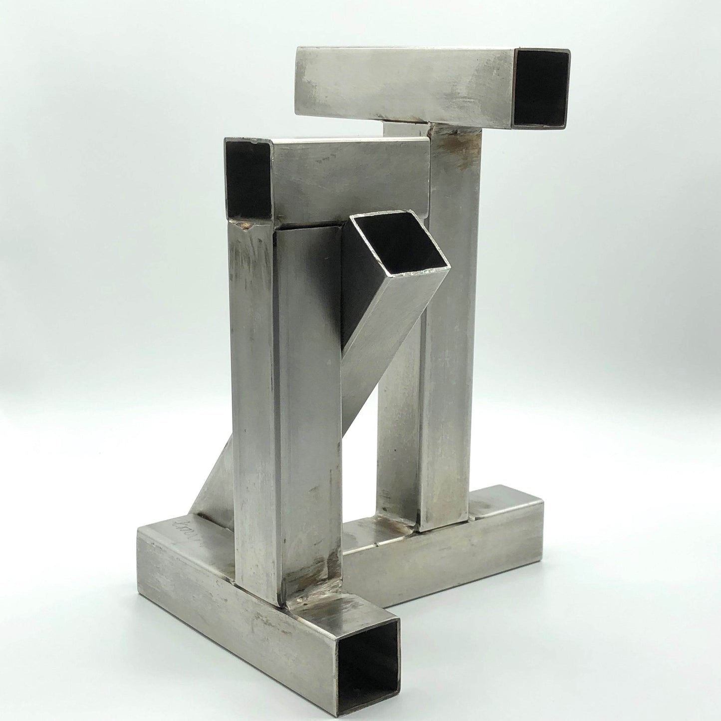 Tony Rosenthal Maquette T-Square 1975 Signed Unique Steel Sculpture - Joseph K. Levene Fine Art, Ltd.