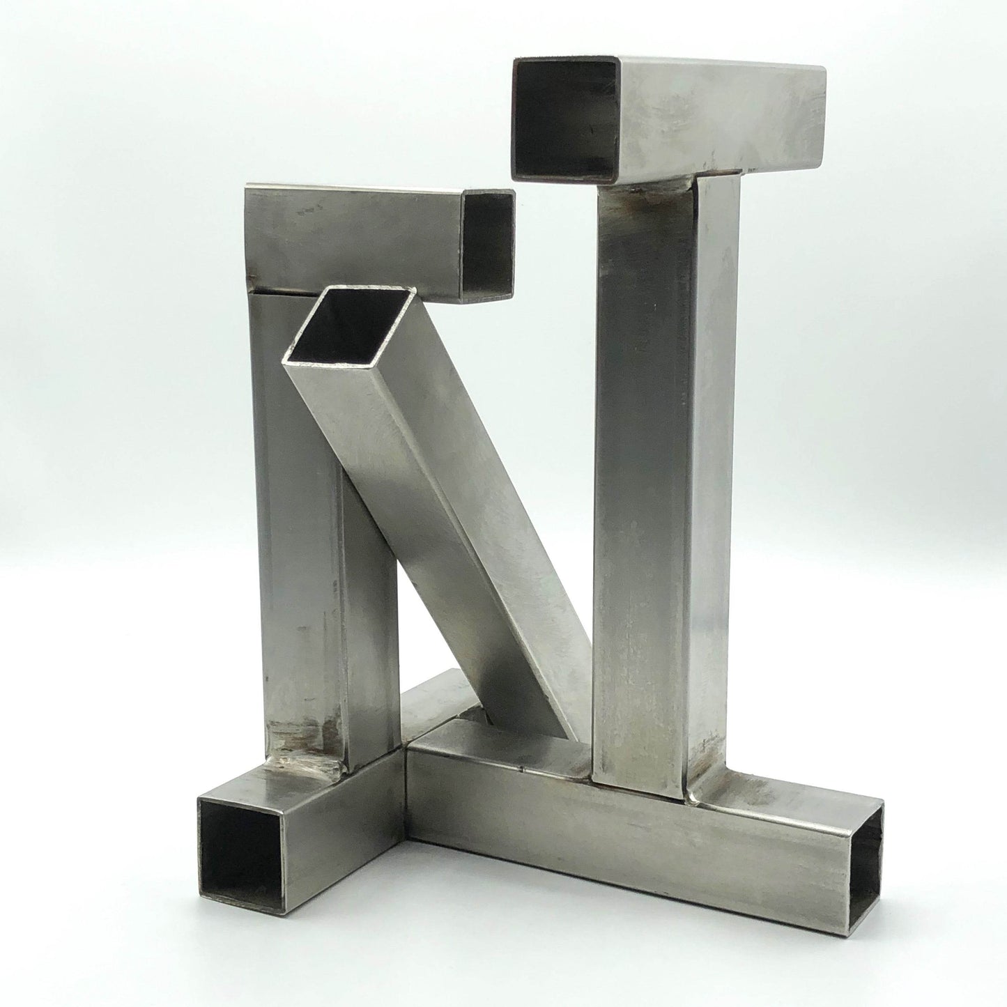 Tony Rosenthal Maquette T-Square 1975 Signed Unique Steel Sculpture - Joseph K. Levene Fine Art, Ltd.