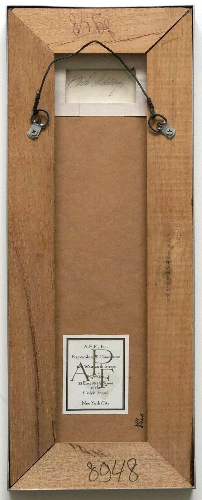 David Middaugh Our Lady of the Flowers Lady Oreol 1979 Signed Drawing - Joseph K. Levene Fine Art, Ltd.