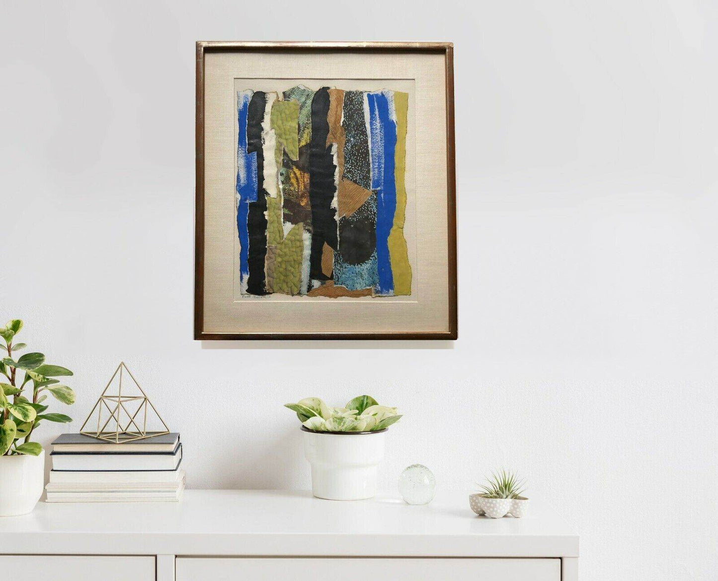 Beate Hulbeck Untitled 1956 Unique Signed Dated Dada Collage - Joseph K. Levene Fine Art, Ltd.