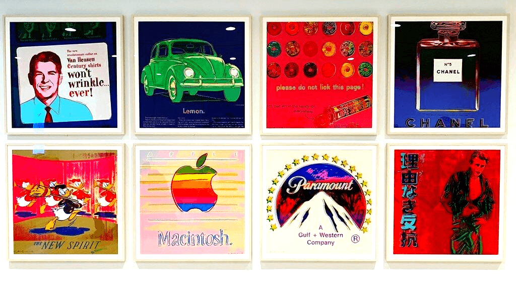 Andy Warhol 1985 Ads Portfolio F&S 350-359 Colophon Screenprint - Joseph K. Levene Fine Art, Ltd.