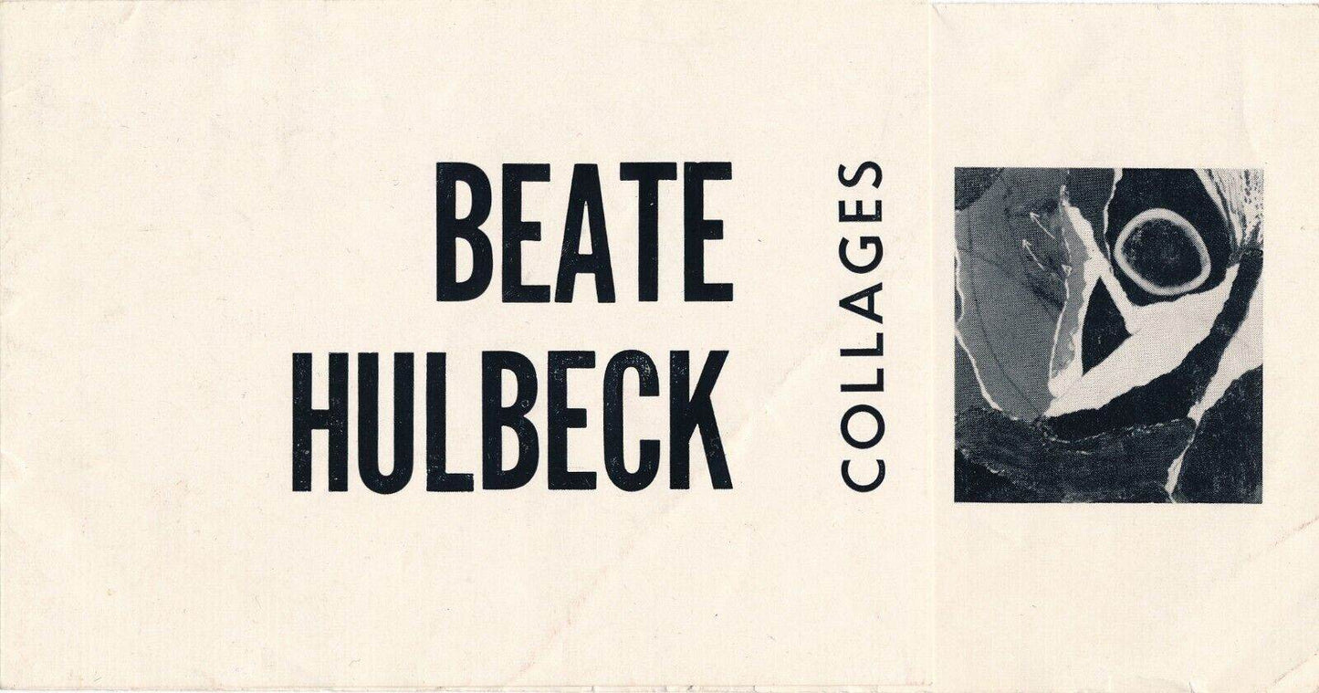 Beate Hulbeck Untitled 1956 Unique Signed Dated Dada Collage - Joseph K. Levene Fine Art, Ltd.