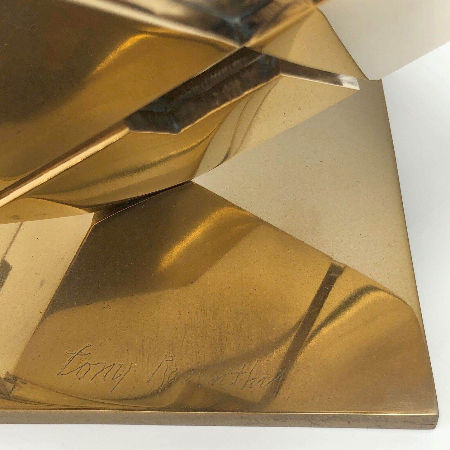 Tony Rosenthal Maquette Marty's Cube 1983 Unique Bronze Sculpture - Joseph K. Levene Fine Art, Ltd.