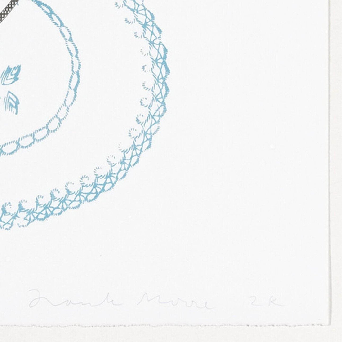 Frank Moore Radio Pudding, 2000 Limited Edition Monotype - Joseph K. Levene Fine Art, Ltd.