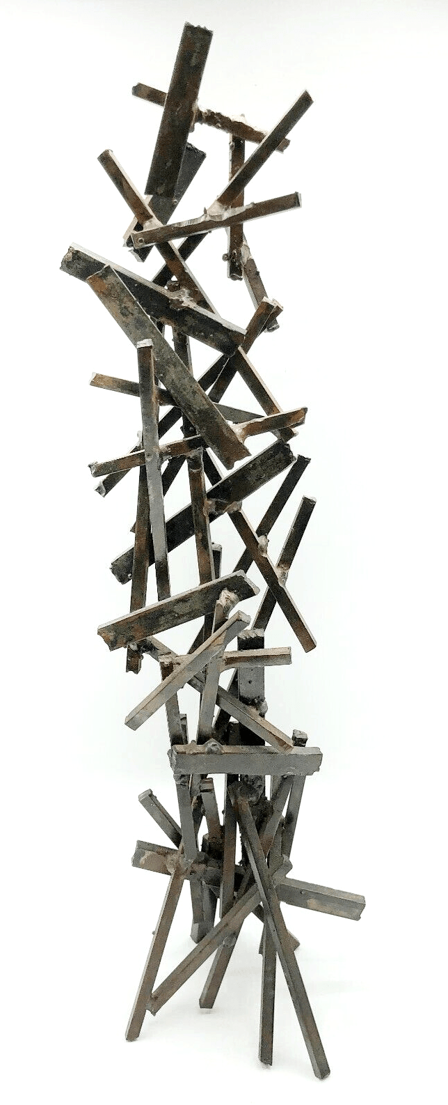 Tony Rosenthal Untitled 1998 Signed Unique Welded Steel Sculpture - Joseph K. Levene Fine Art, Ltd.