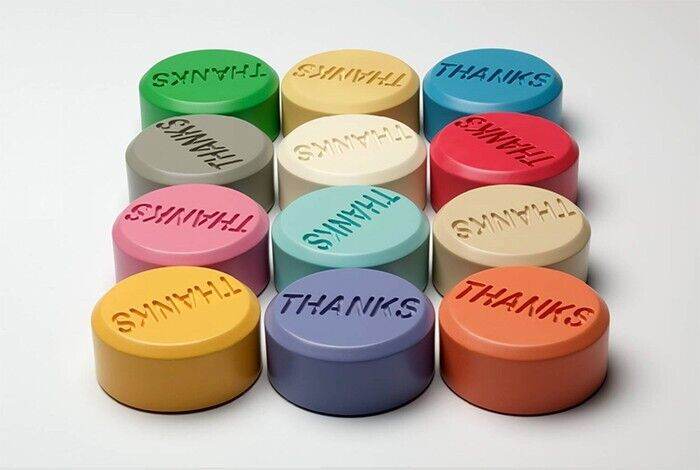 Allan McCollum Thanks 12 Visible Markers 2000 - Joseph K. Levene Fine Art, Ltd.