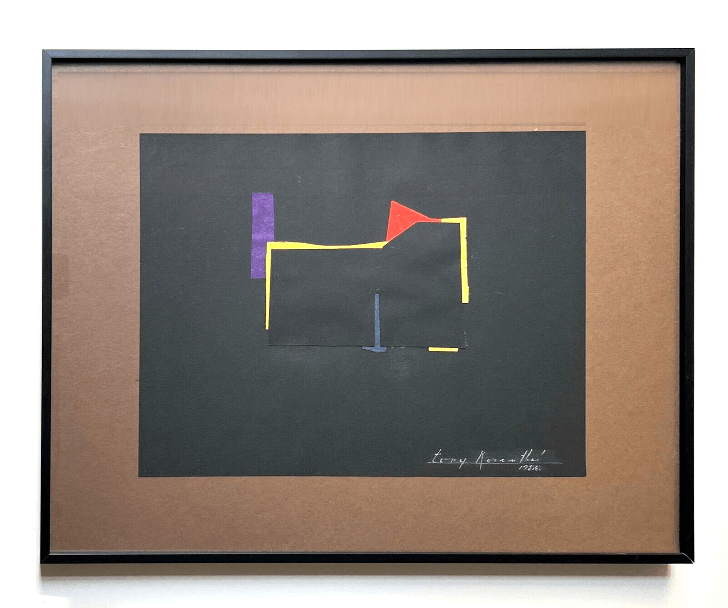 Tony Rosenthal Untitled, 1988 Signed Dated Unique Collage Paper - Joseph K. Levene Fine Art, Ltd.