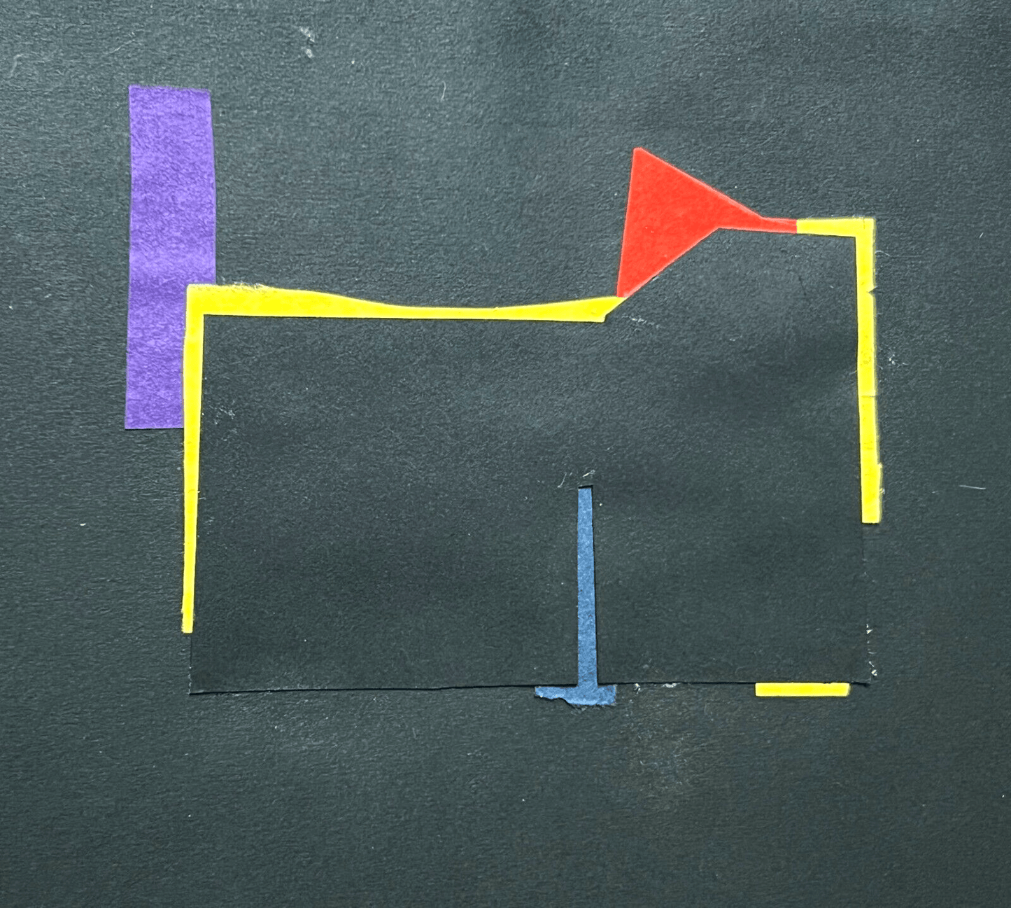 Tony Rosenthal Untitled, 1988 Signed Dated Unique Collage Paper - Joseph K. Levene Fine Art, Ltd.