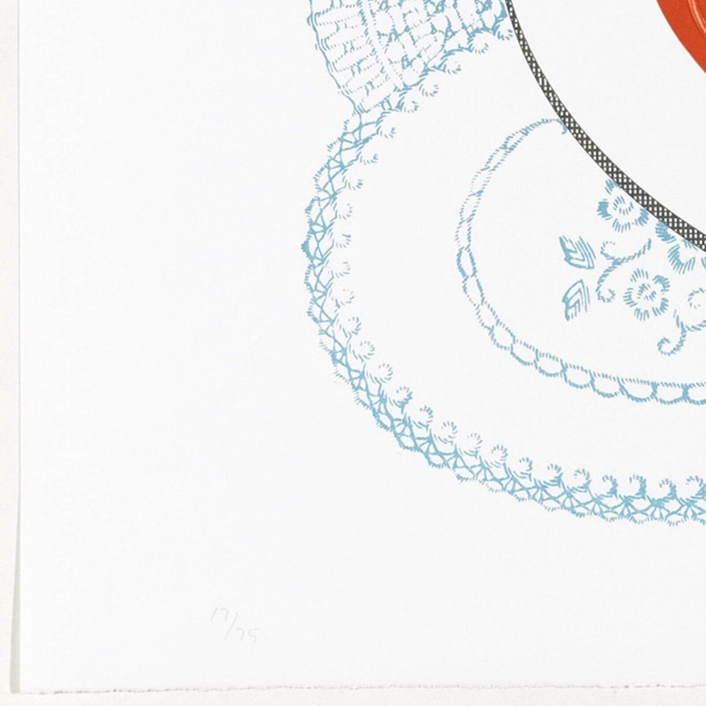 Frank Moore Radio Pudding, 2000 Limited Edition Monotype - Joseph K. Levene Fine Art, Ltd.