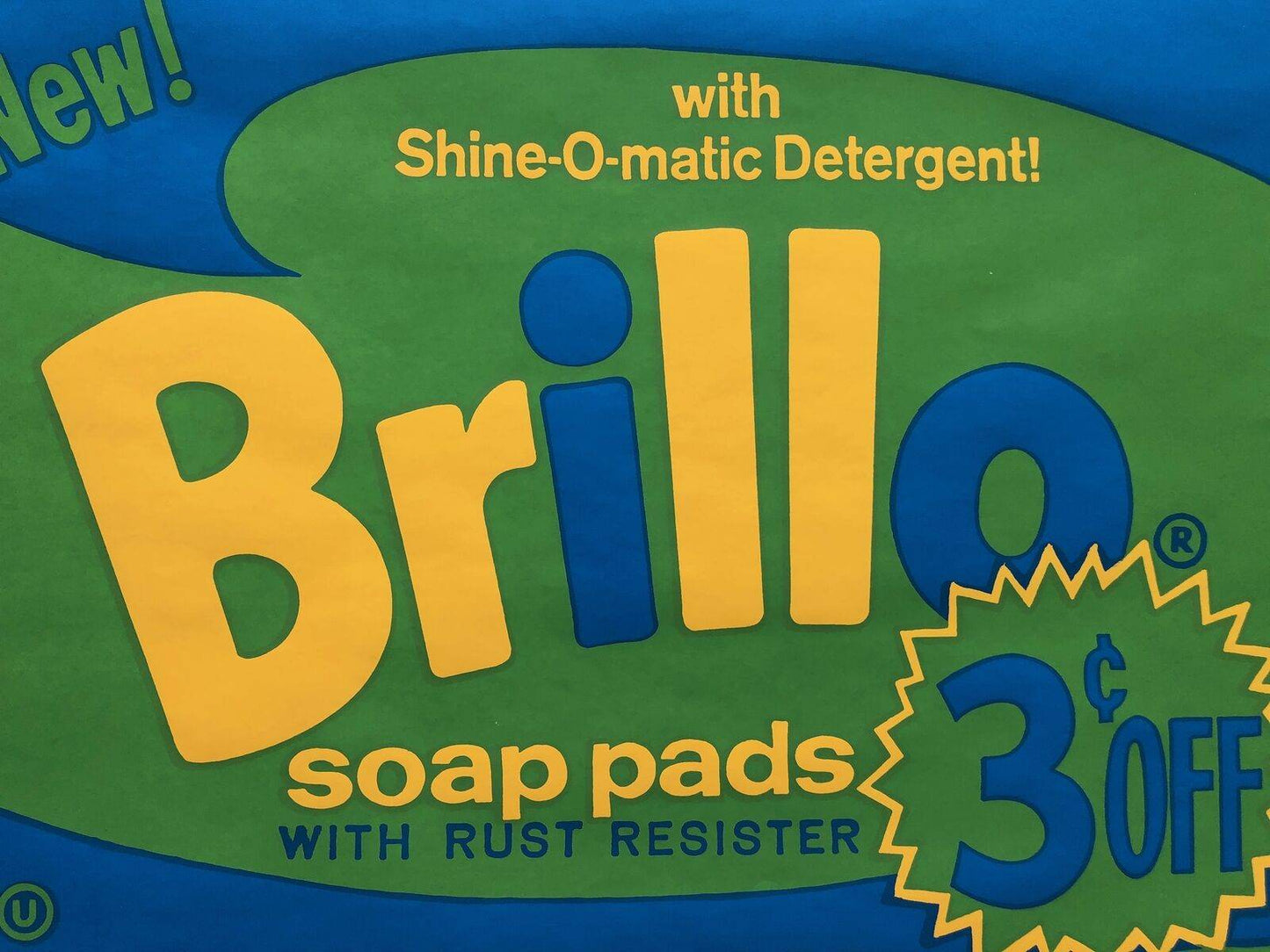 Andy Warhol 1970 Brillo Pasadena Art Museum Poster - Joseph K. Levene Fine Art, Ltd.