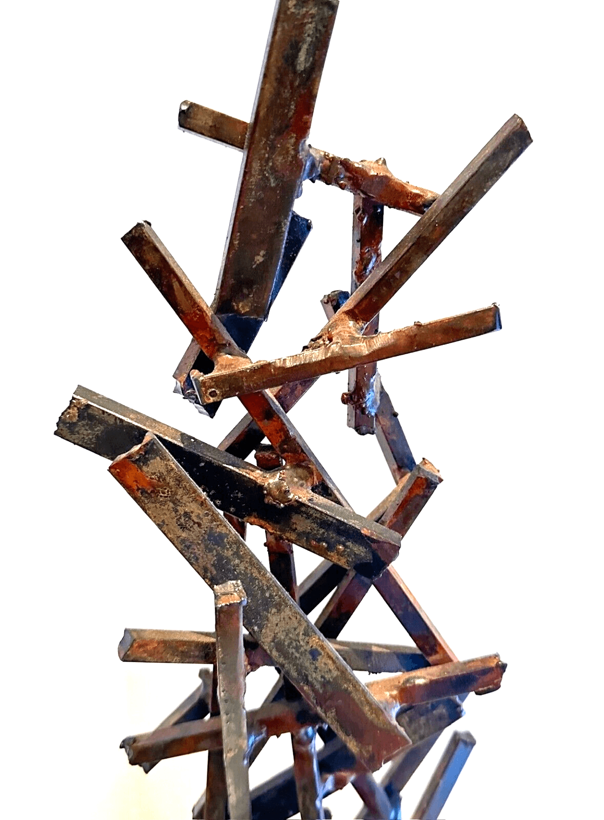 Tony Rosenthal Untitled 1998 Signed Unique Welded Steel Sculpture - Joseph K. Levene Fine Art, Ltd.