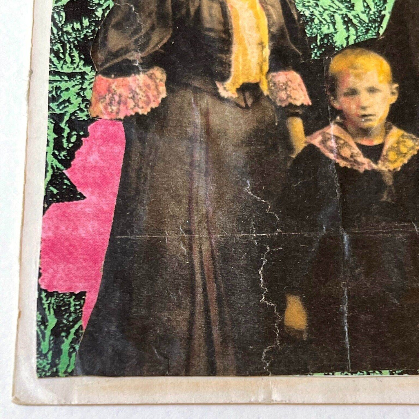 Ethel Fisher Untitled (Warhol), 1972 Signed Unique Pop Art Collage - Joseph K. Levene Fine Art, Ltd.