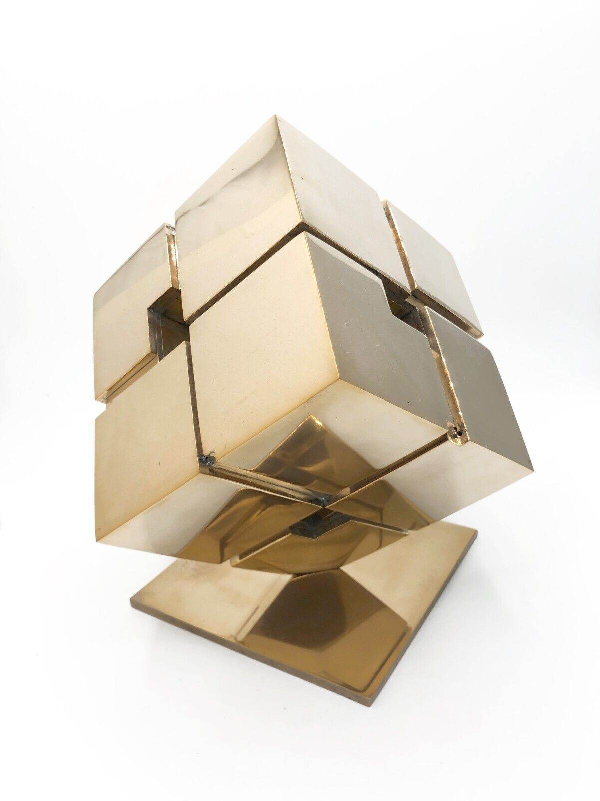 Tony Rosenthal Maquette Marty's Cube 1983 Unique Bronze Sculpture - Joseph K. Levene Fine Art, Ltd.