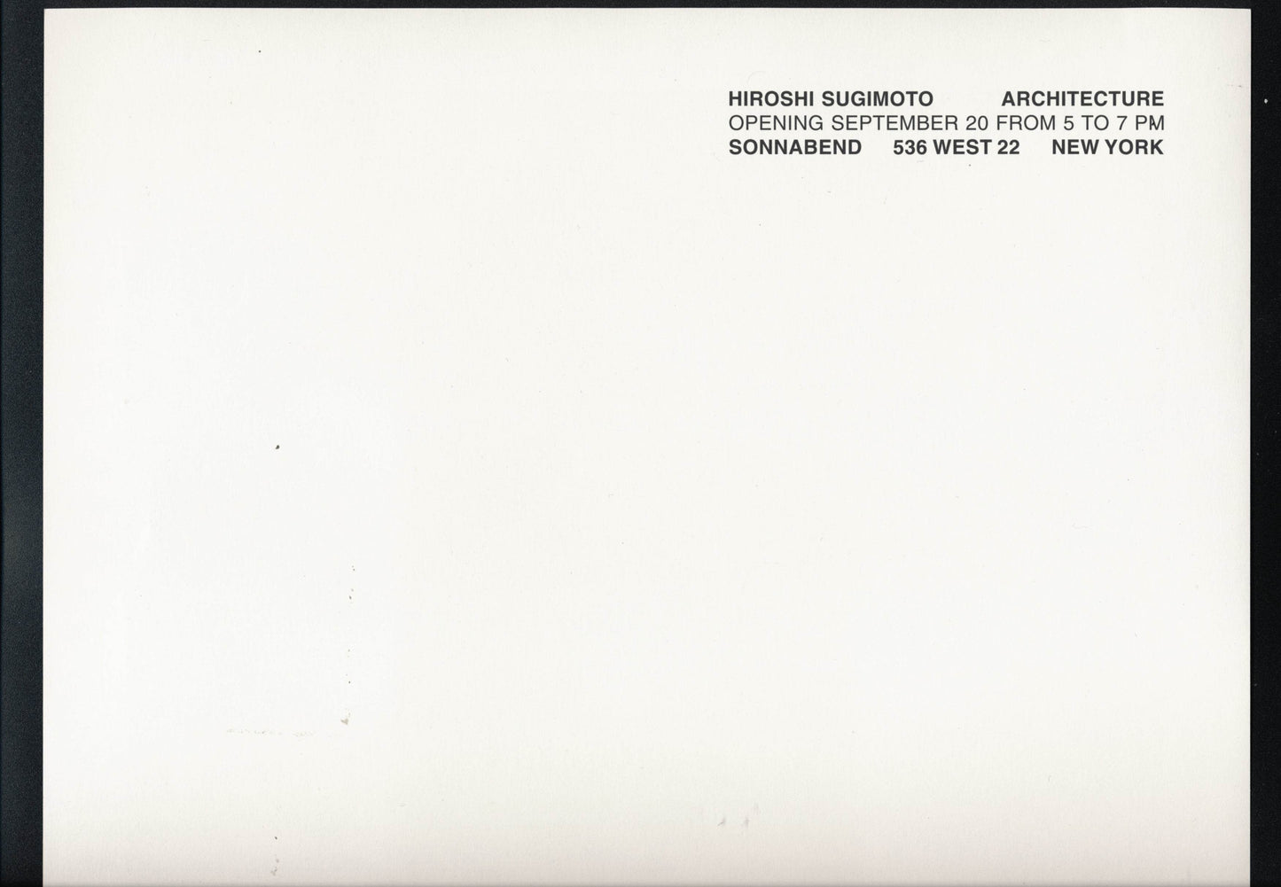 Hiroshi Sugimoto S.C. Johnson Building 2003 Offset Lithograph - Joseph K. Levene Fine Art, Ltd.