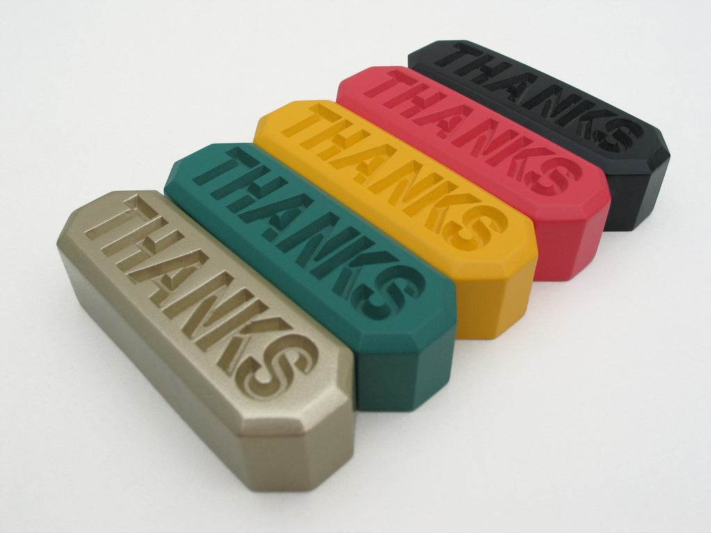 Allan McCollum Set of Five THANKS Multiples Original Box - Joseph K. Levene Fine Art, Ltd.