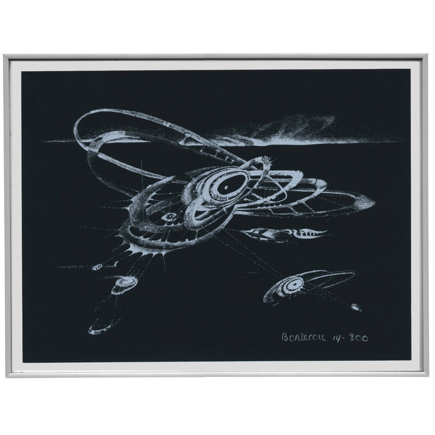 Lee Bontecou Untitled 1973 Limited Edition Color Screenprint