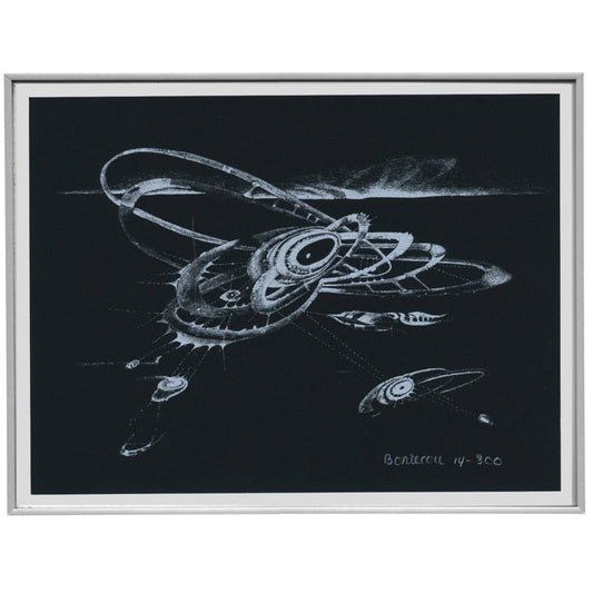 Lee Bontecou Untitled 1973 Limited Edition Color Screenprint JKLFA
