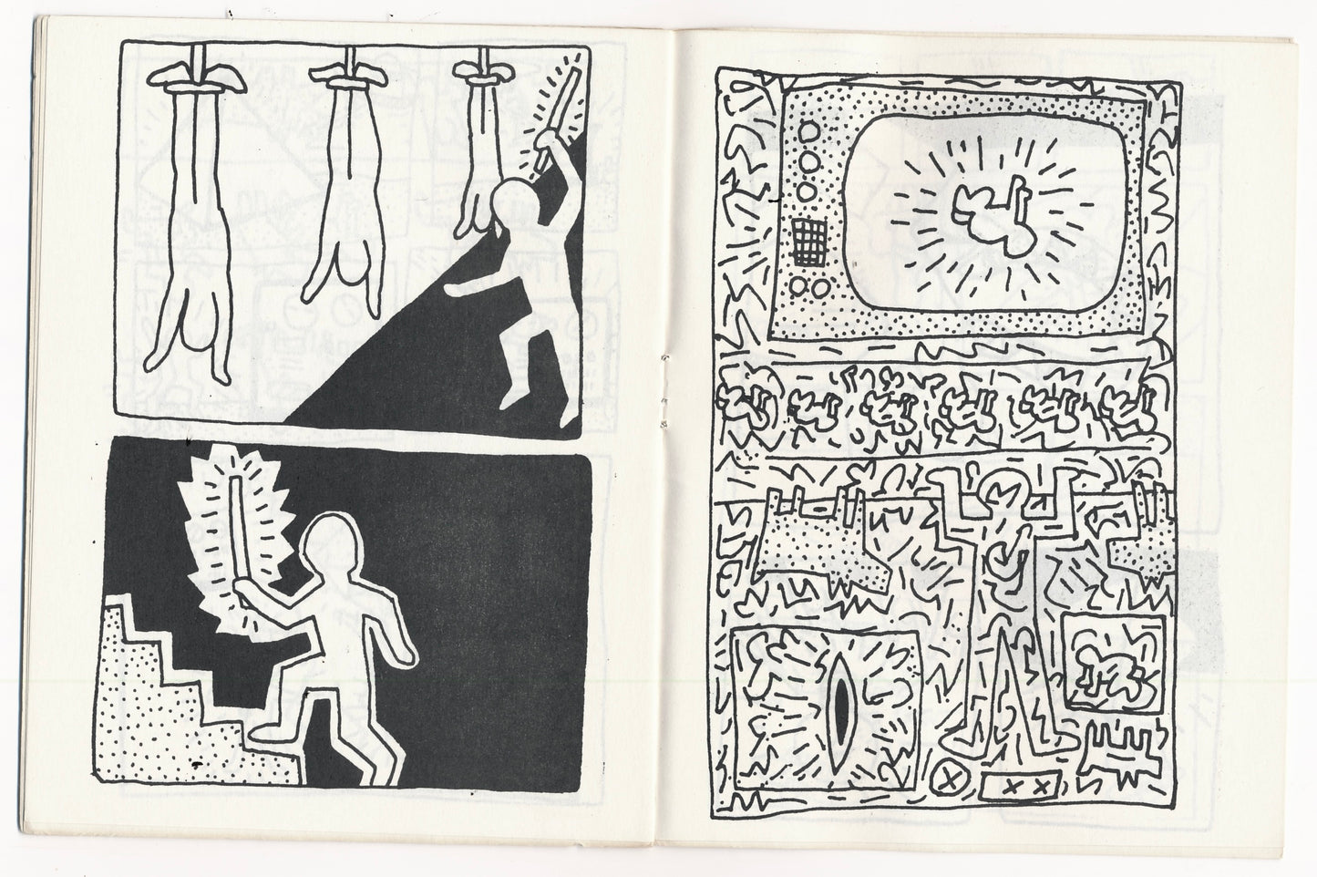 Keith Haring 1st Book Published 1982 Rare Softcover 2nd Edition