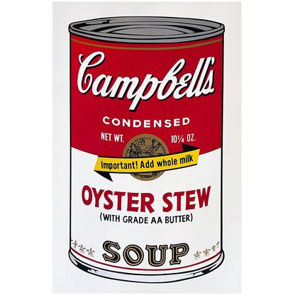 Authenticated Andy Warhol Oyster Stew 1969 F&S II 60 Signed Screenprint